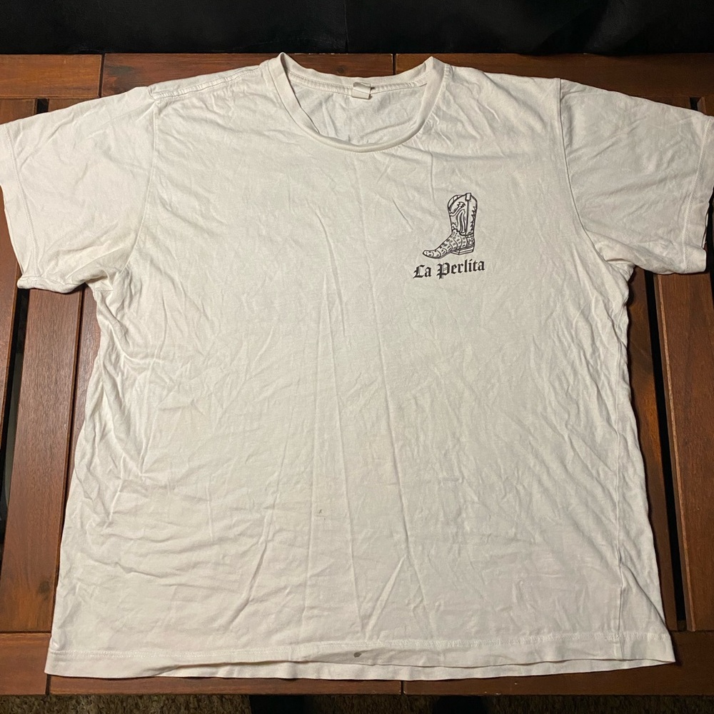 Alternative White Men's “La Perlita” Shirt size XL